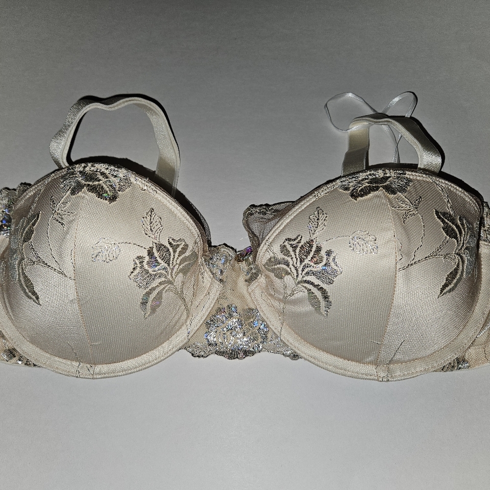 Honey Birdette Whitney Ivory Push-up Bra NWT